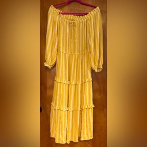 Yellow summer dress